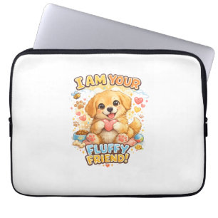 Housse Pour Ordinateur Portable Je Suis Votre Ami Douillet – Conception de Dessin