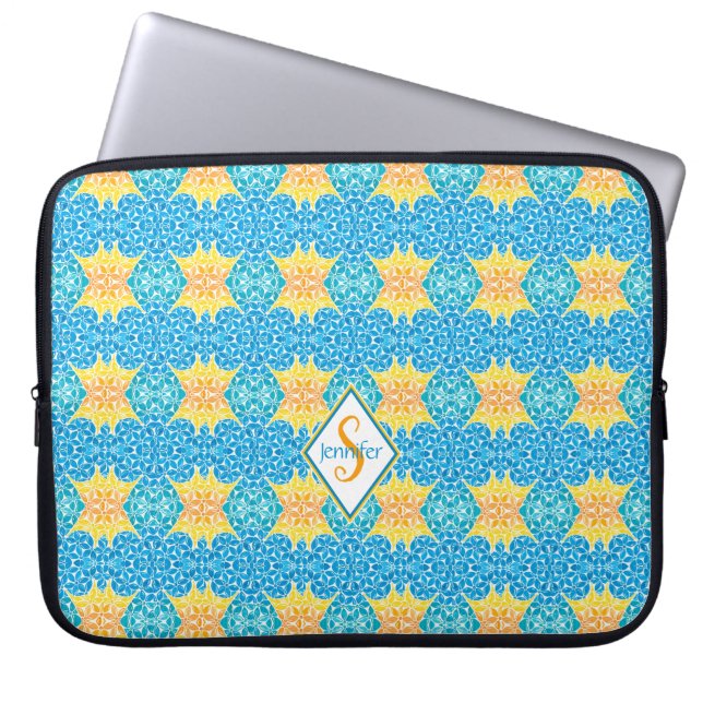Housse Pour Ordinateur Portable Jen Mosaic Laptop Sleeve (Devant)