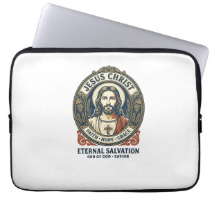 Housse Pour Ordinateur Portable Jesus Barber Hommes Toilettage Graphique T-Shirt C