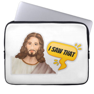 Housse Pour Ordinateur Portable Jésus J'Ai Vu Ça