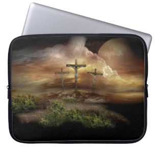 HOUSSE POUR ORDINATEUR PORTABLE JÉSUS SUR LA CROIX