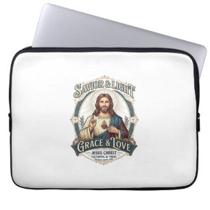 Housse Pour Ordinateur Portable Jesus Thrift Store Vintage Hunting Graphic Tee Chr