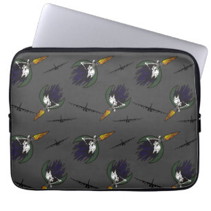 Housse Pour Ordinateur Portable Jet fantôme jetons de poker 
