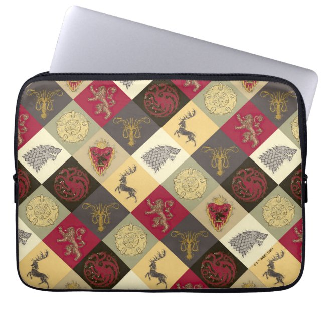 Housse Pour Ordinateur Portable Jeu de Trones Motif sigil (Devant)