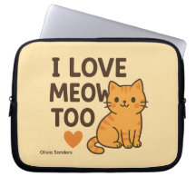 Joli chat “J'ADORE MIAOU AUSSI”