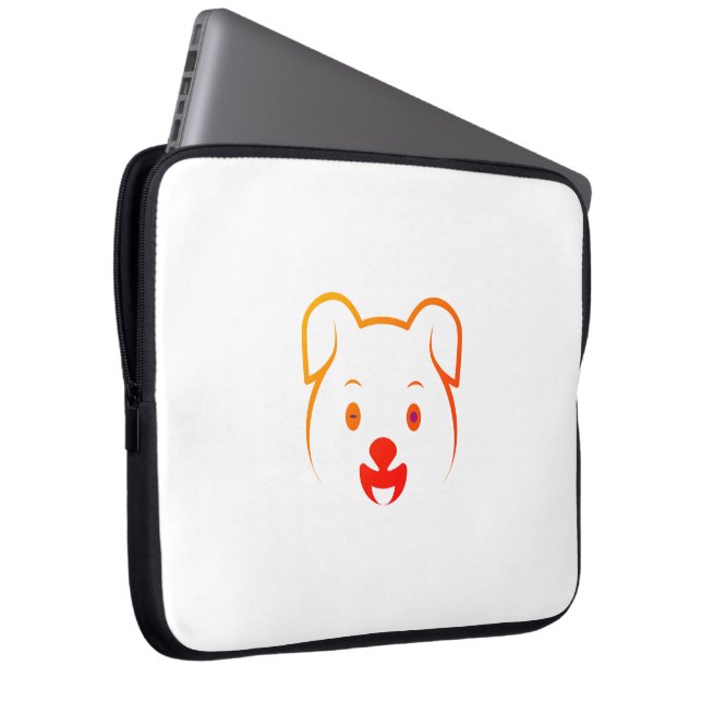 Housse Pour Ordinateur Portable Joli chiot (Devant droit)