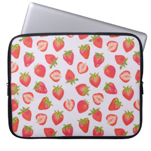 Housse Pour Ordinateur Portable Joli motif fraise