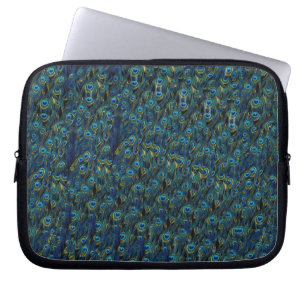 Housse Pour Ordinateur Portable Joli papier peint vintage de plumes d'oiseau de