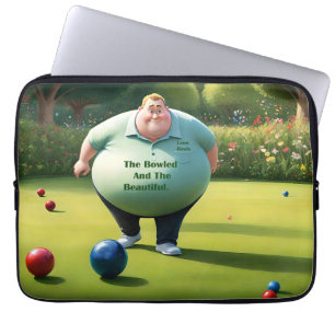 Housse Pour Ordinateur Portable Jolly Lawn Bowler Man,