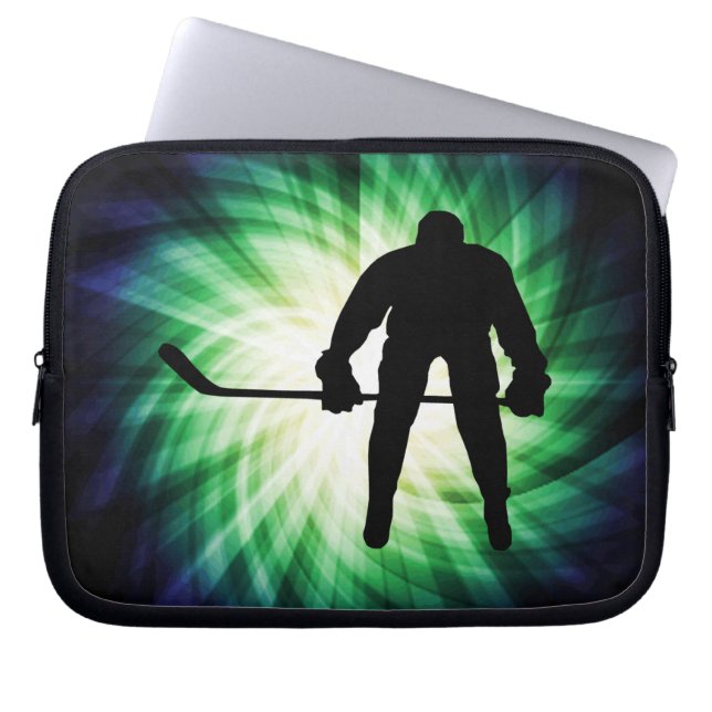 Housse Pour Ordinateur Portable Joueur de hockey cool (Devant)