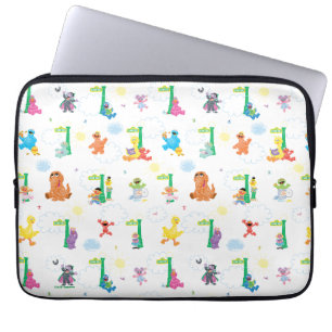 Housse Pour Ordinateur Portable Jour Ensoleillé Rue Sésame Motif