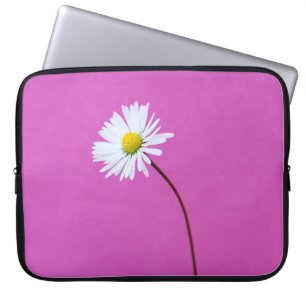 HOUSSE POUR ORDINATEUR PORTABLE JOURNÉE BLANCHE SUR ARRIÈRE - PLAN ROSE