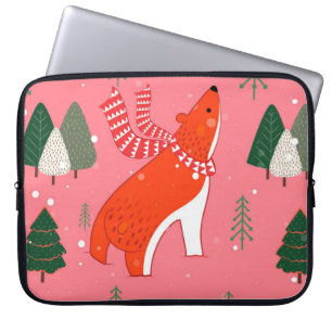 Housse Pour Ordinateur Portable Joyeuse fête de Noël et Bonne année et
