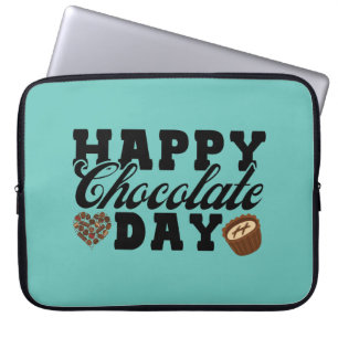 Housse Pour Ordinateur Portable Joyeuse journée du chocolat, Joyeuse de l'amoureux