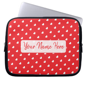 Housse Pour Ordinateur Portable Joyeuse Saint-Valentin Moderne Motif d'Amour