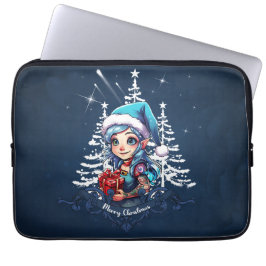 Housse Pour Ordinateur Portable Joyeux elfe