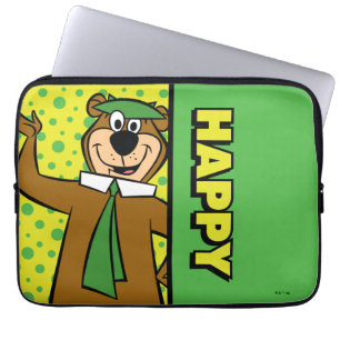 Housse Pour Ordinateur Portable Joyeux Yogi Bear