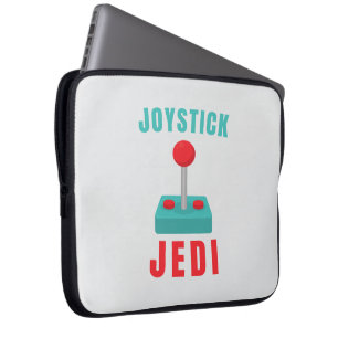Housse Pour Ordinateur Portable Joystick Jedi Drôle Papa Joueur Rétro