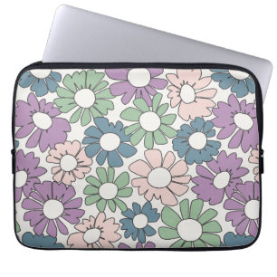Housse Pour Ordinateur Portable Jubilé des Pétales Jardin Crépusculaire