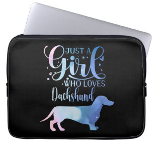 Housse Pour Ordinateur Portable Juste Une Fille Qui Aime Dachshund Amoureux des ch