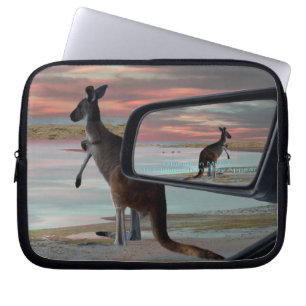 Housse Pour Ordinateur Portable Kangaroo Sea Breezes Illusion Art