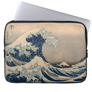 Housse Pour Ordinateur Portable Katsushika Hokusai. La Grande Vague au large de Ka