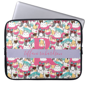 Housse Pour Ordinateur Portable Kawaii Summer Cute Kitty Cats