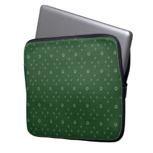 Housse Pour Ordinateur Portable Kelly Green   Zinnia Doré Soleil