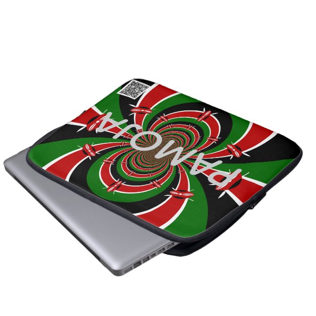 Housse Pour Ordinateur Portable Kenya Heritage: Pamoja Togethernes Electronics Bag (Devant bas)