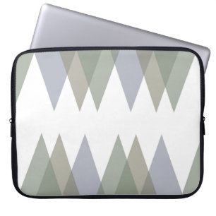 Housse Pour Ordinateur Portable Khaki triangles