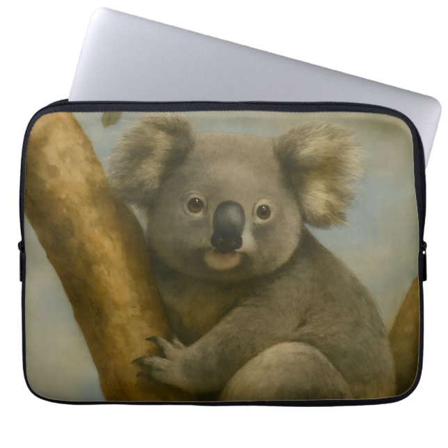 Housse Pour Ordinateur Portable Koala à la lumière calme (Devant)
