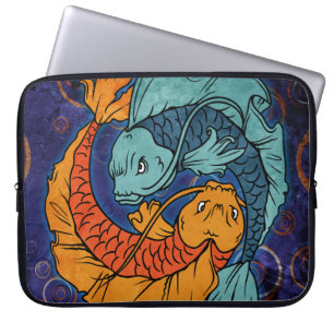 Housse Pour Ordinateur Portable Koi Fish