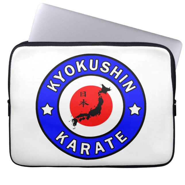 Housse Pour Ordinateur Portable Kyokushin Karate (Devant)