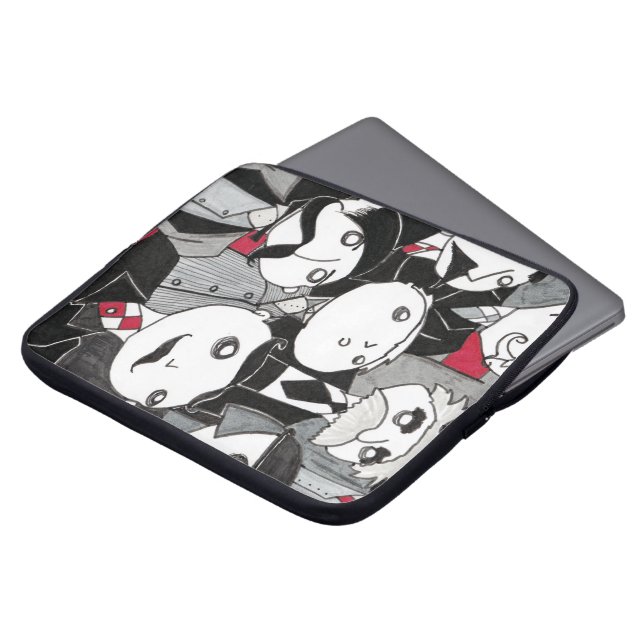 Housse Pour Ordinateur Portable La douille d'ordinateur portable de gerçures (Devant haut)