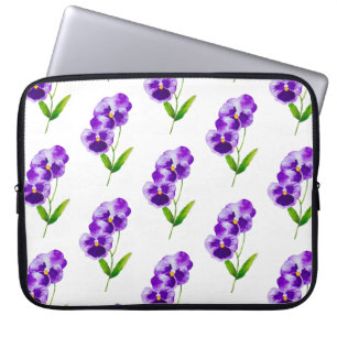 Housse Pour Ordinateur Portable "La fête du Pansy" sur une passoire d'ordinateur p