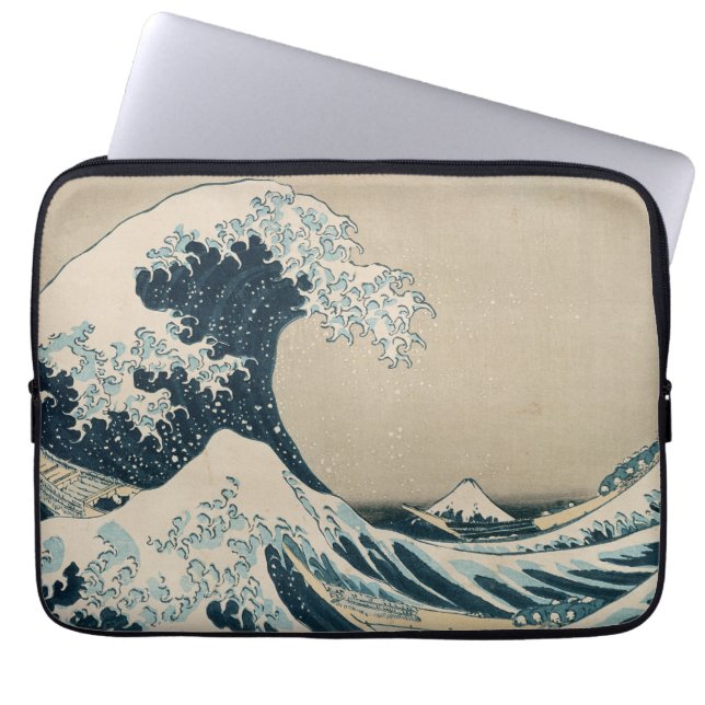 Housse Pour Ordinateur Portable La Grande Vague au large de Kanagawa (Devant)