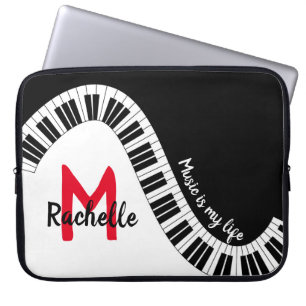 Housse Pour Ordinateur Portable La musique est ma vie