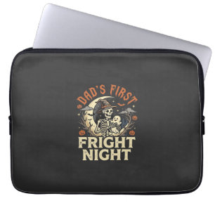 Housse Pour Ordinateur Portable La première nuit effrayante de papa Halloween