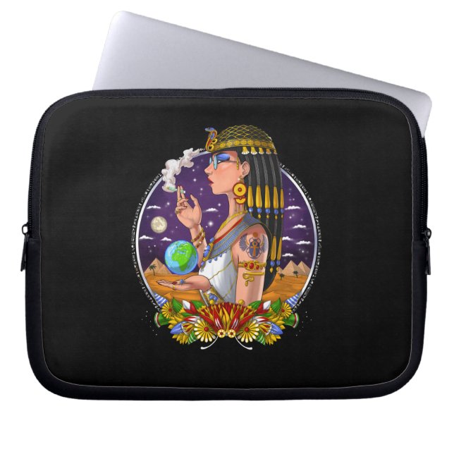 Housse Pour Ordinateur Portable La reine égyptienne Cléopatra (Devant)