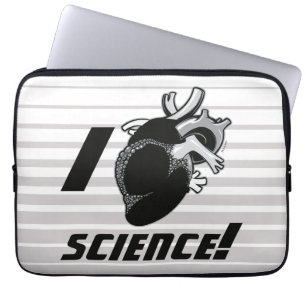 Housse Pour Ordinateur Portable La Science I (de coeur anatomique)