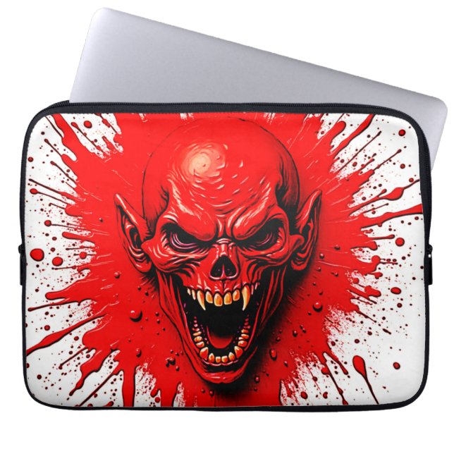 Housse Pour Ordinateur Portable La soif de sang : le vengeful Vampire (Devant)