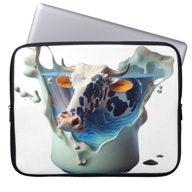 Housse Pour Ordinateur Portable Lait de vache (Devant)