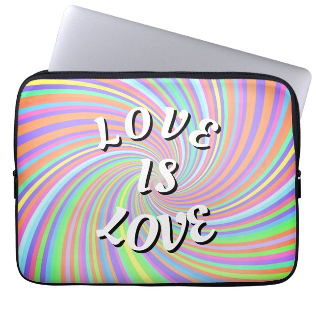 Housse Pour Ordinateur Portable L'amour est l'amour Fierté (Devant)
