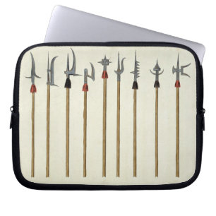 Housse Pour Ordinateur Portable Lances, lances, halebardes et partisanes, plat