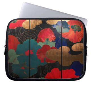 Housse Pour Ordinateur Portable laptop case Japanese style flower
