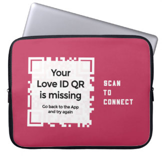 Housse Pour Ordinateur Portable Laptopschutzhülle - RED - QR - PURE Collection