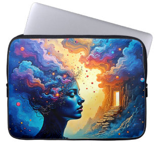 Housse Pour Ordinateur Portable L'art de l'esprit cosmique