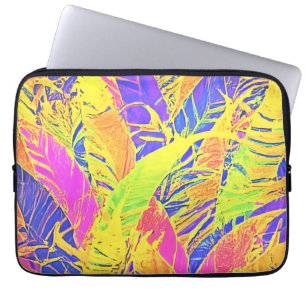 Housse Pour Ordinateur Portable L'art des feuilles tropicales