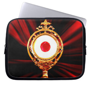 Housse Pour Ordinateur Portable L'art IA d'un miracle eucharistique