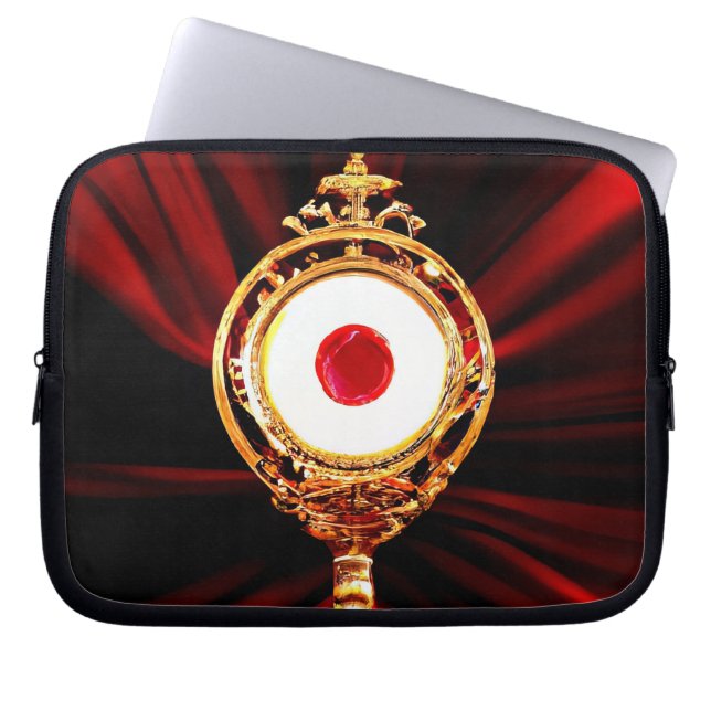 Housse Pour Ordinateur Portable L'art IA d'un miracle eucharistique (Devant)